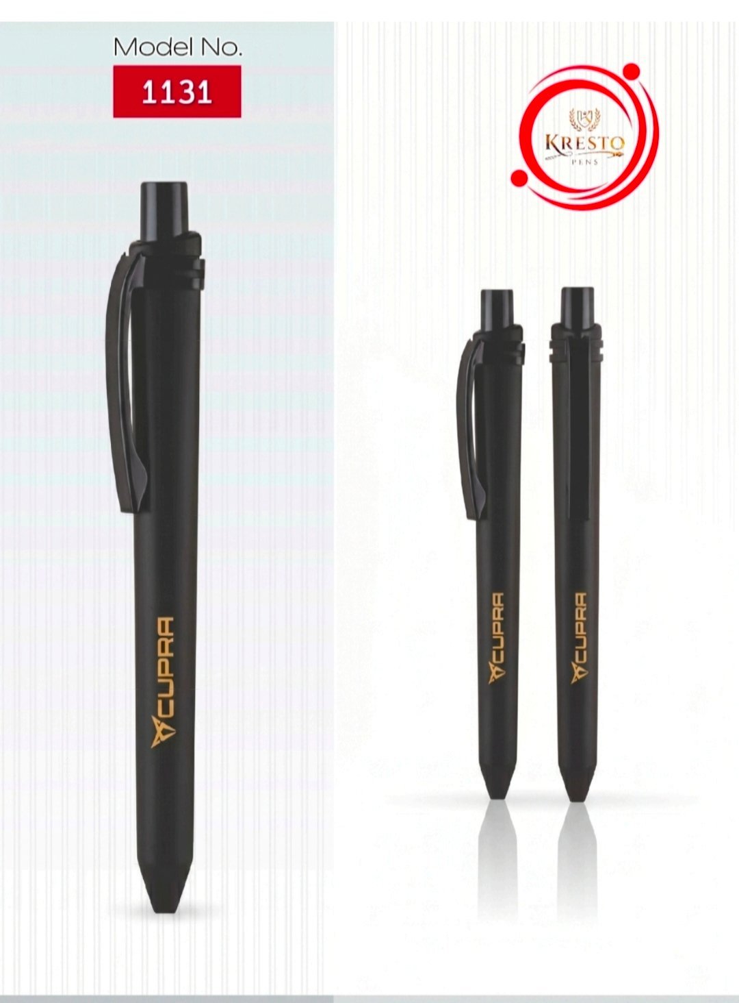Kresto Plastic Pen — model number printed on the pen