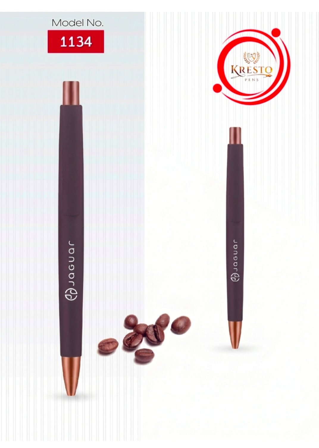 Kresto Plastic Pen — model number printed on the pen